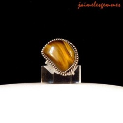 Bague oeil de tigre