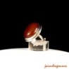 Bague ovale en cornaline 2