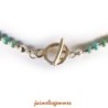 Ras de cou turquoise
