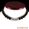 Ras de cou onyx et strass 2