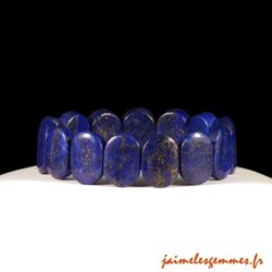 Bracelet plaquettes lapis lazuli