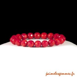 Bracelet en perles de corail
