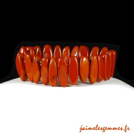 Bracelet jaspe rouge 2