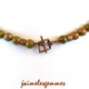 Collier ethnique unakite 2