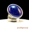 Bague ovale en lapis lazuli