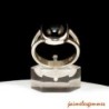 Bague ovale en onyx