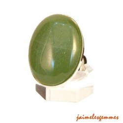 Bague aventurine ovale