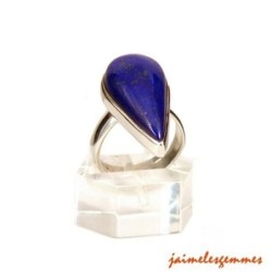 Bague ajustable en lapis