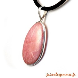 Pendentif rhodochrosite