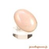 Bague quartz rose ovale