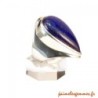 Bague goutte en lapis lazuli