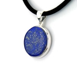 Pendentif rond en lapis lazuli