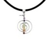 Pendentif 7 chakras en pierres fines