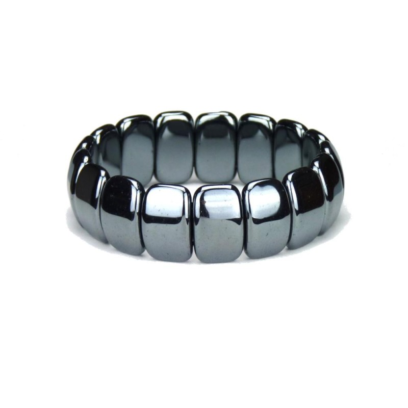 Bracelet plaquettes hématite