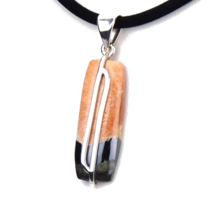 Pendentif allongé celestobarite