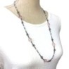 Collier en hématite et quartz rose