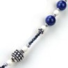 Collier lapis lazuli jaspe et hématite